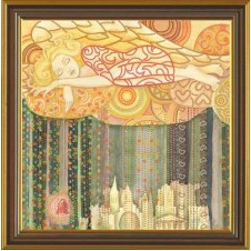 Рисунок на ткани для вышивания бисером " Цветные сны"